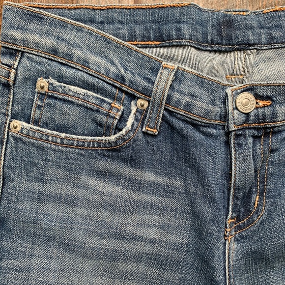 Just USA Cropped Jean 100% Cotton USA made Short - Picture 4 of 8